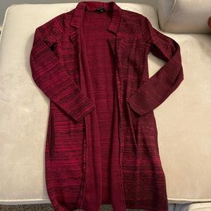 H by Halston duster sweater